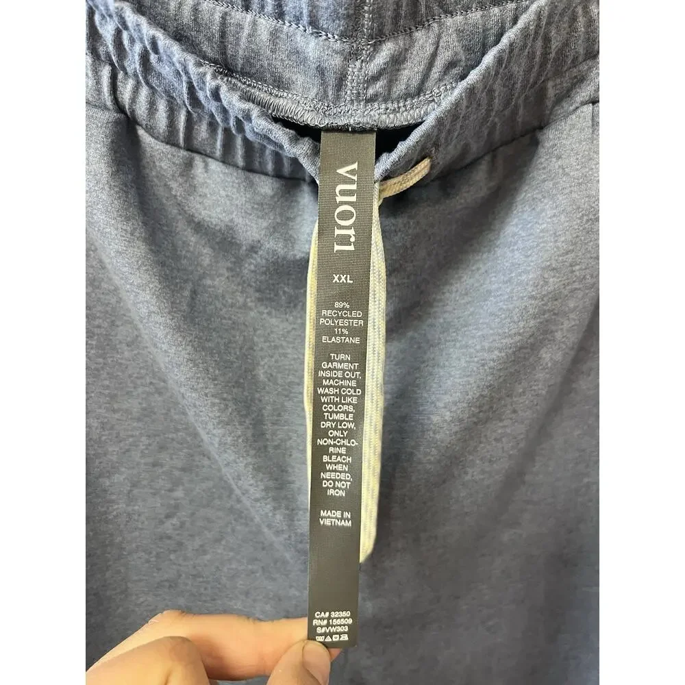 NWT Women's Vuori Performance Joggers Bkue Quartz Heather XXL - Picture 4 of 6